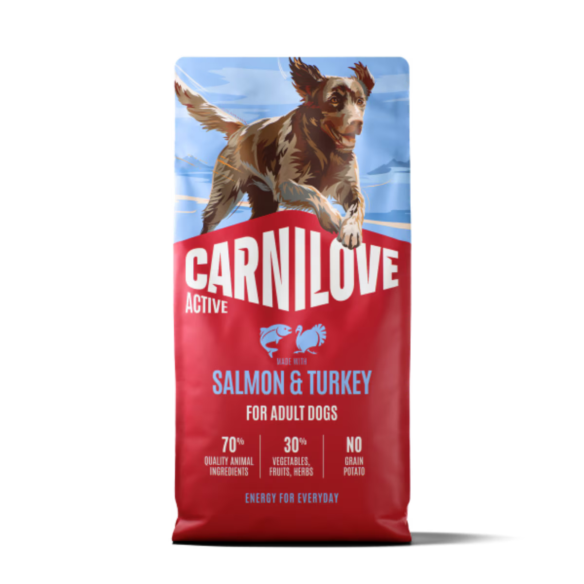 Carnilove Active Salmon & Turkey Grain-Free Dry Dog Food 1.5kg