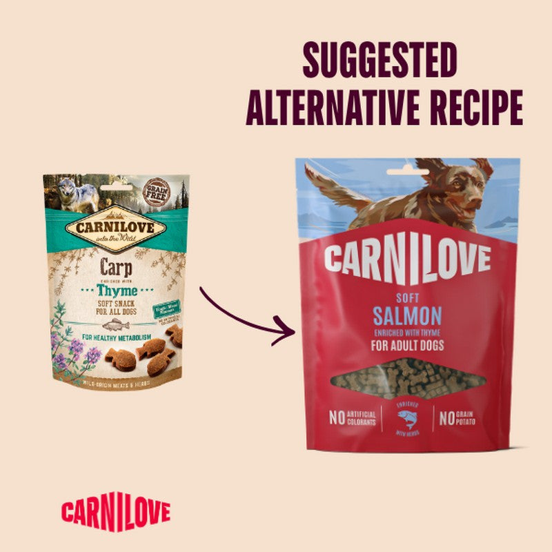Carnilove Carp with Thyme Soft Dog Treats 200g