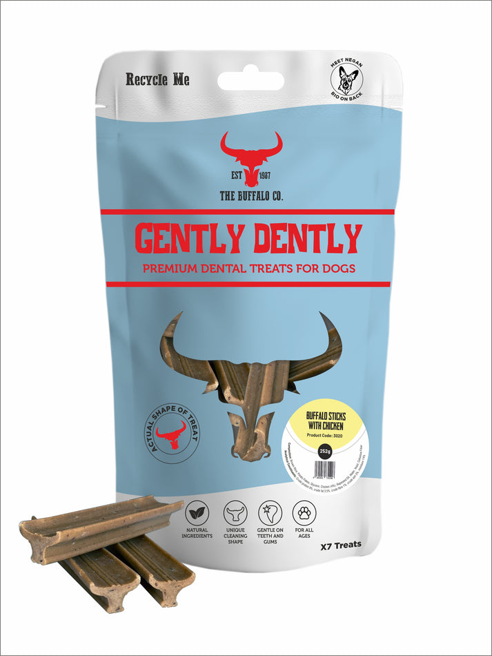 Gently Dently – Chicken Dental Treats for Dogs