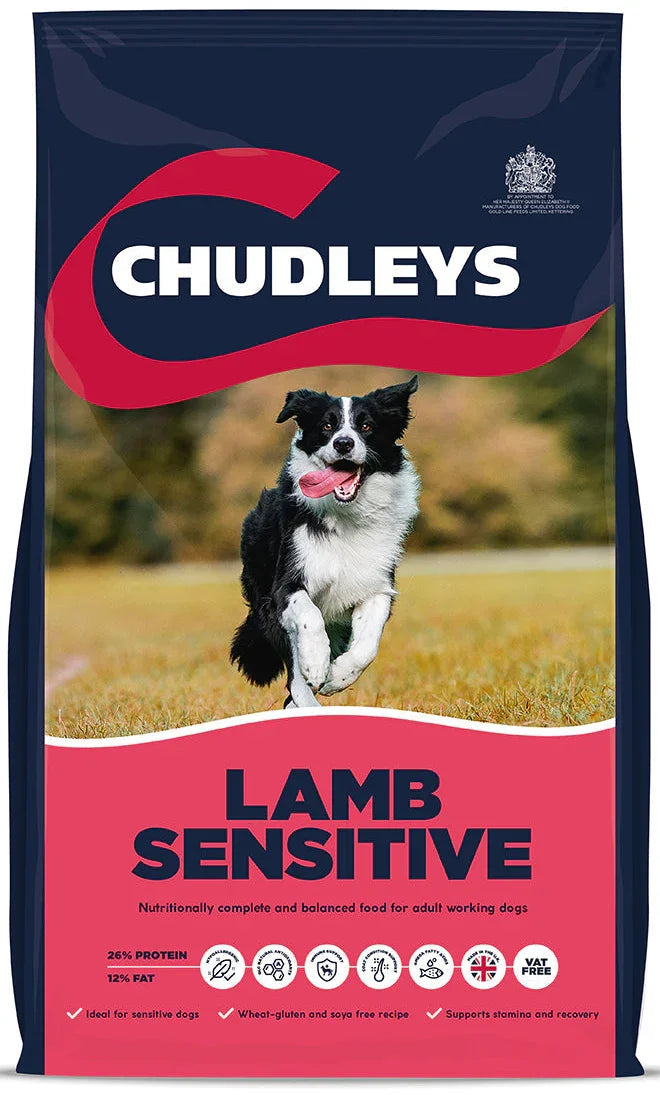 Chudleys Lamb Sensitive Hypoallergenic Dog Food with Vegetables, Oats and Rice, 14 kg