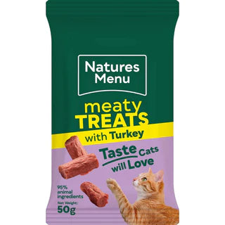 Natures Menu Cat Meaty Treat Turkey & Chicken 50g - Animall