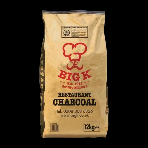 Big K Chilla-Grilla Restaurant Grade Lumpwood Charcoal 12kg