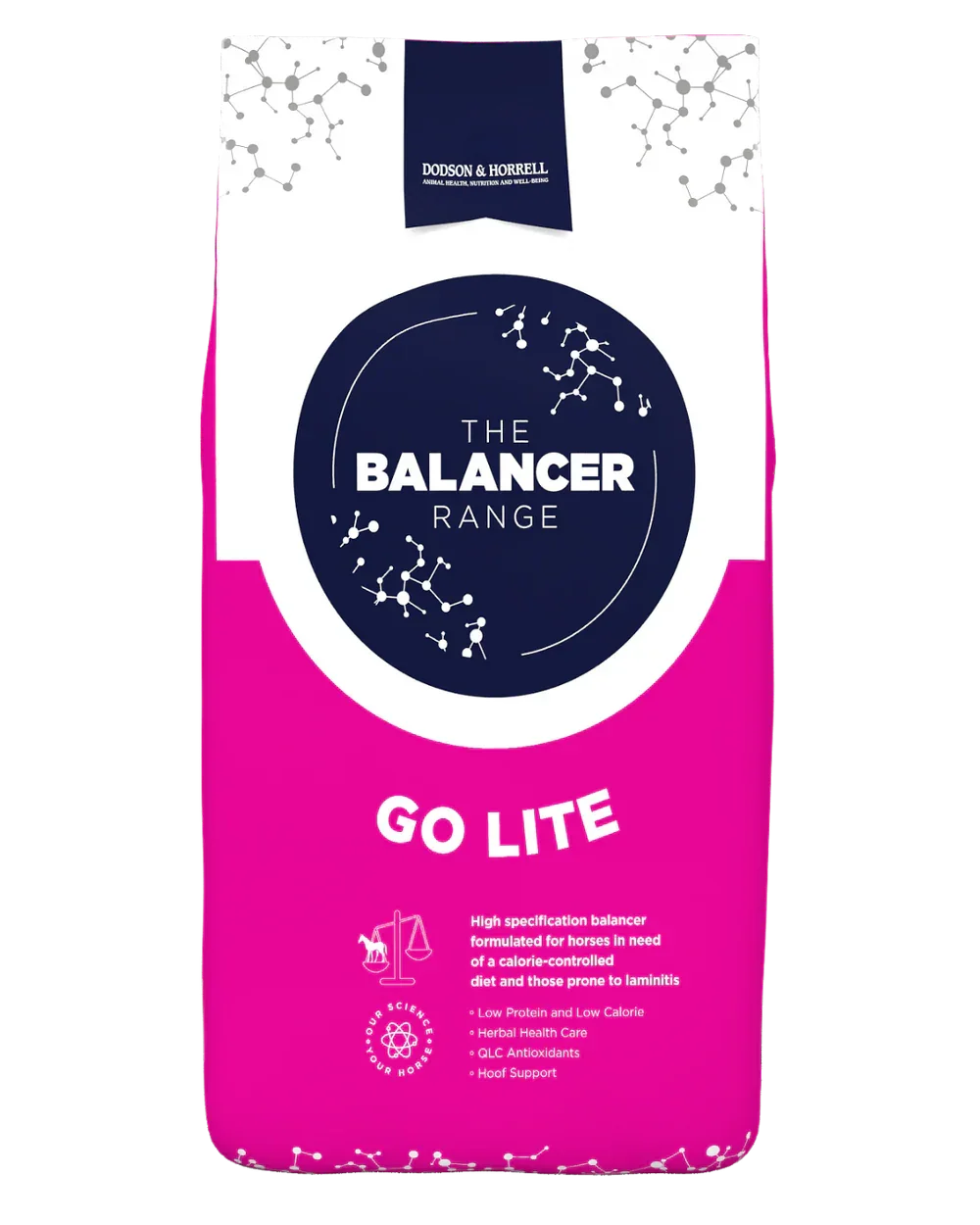Dodson & Horrell Go Lite Balancer – 15 kg Low-Calorie, Low-Starch Feed for Good-Doers & Laminitis-Prone Horses