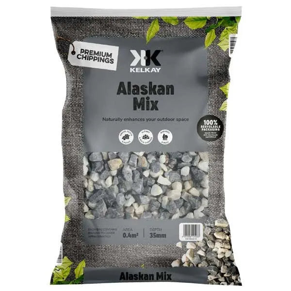 Kelkay Alaskan Mix – 20kg Decorative Garden Aggregate