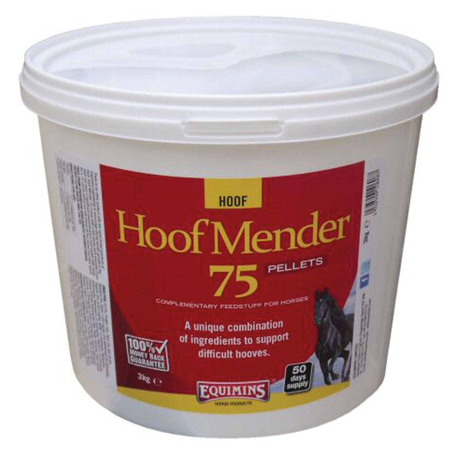 Equimins Hoof Mender 75 Pellets – 3kg (High-Biotin Hoof Supplement for Horses)