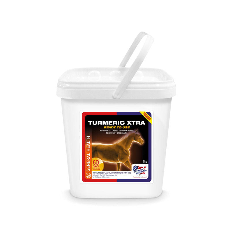 Equine America Turmeric Xtra | Premium Ready To Use Horse & Pony Supplement | Support For Joints & Mobility | 3 Kg