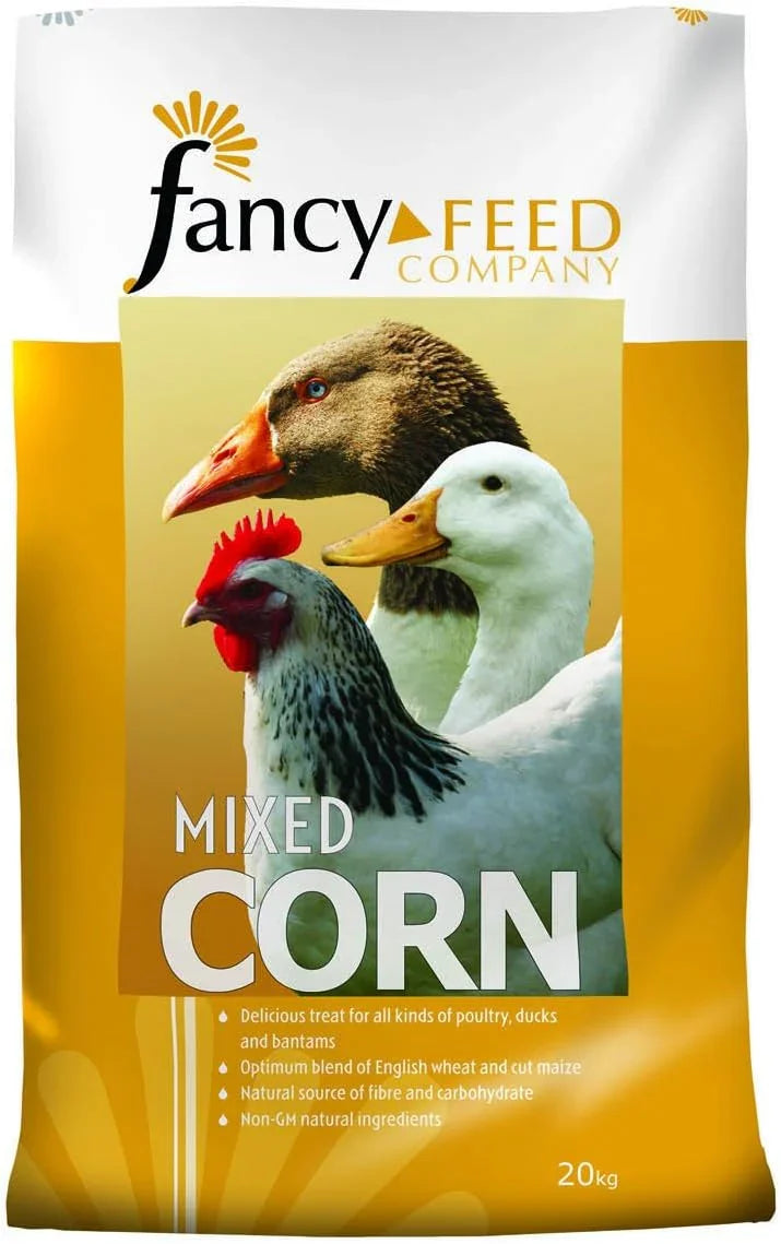 Fancy Feeds Mixed Corn Poultry Treat, 20 kg Bag - Chicken / Poultry Feed