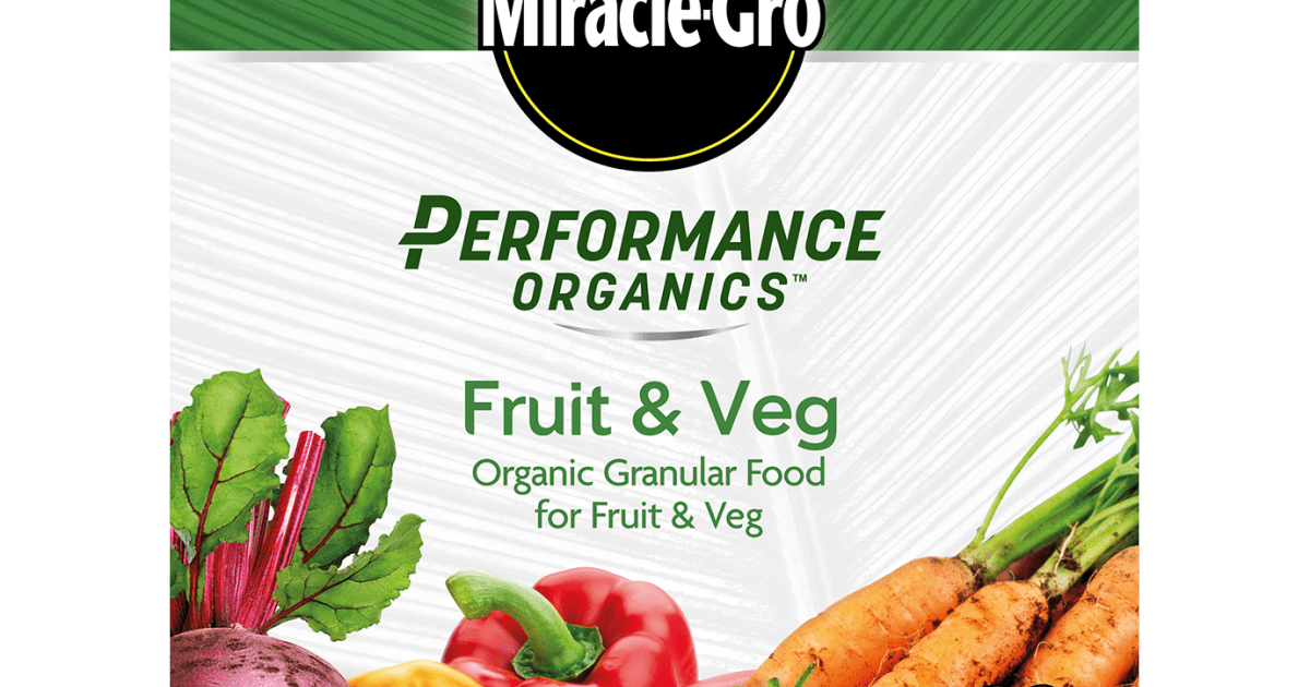 Miracle-Gro Performance Organics Fruit & Veg Plant Food 1kg