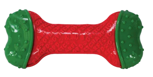 KONG Christmas Holiday CoreStrength Bone – Dog Toy (Small/Medium)