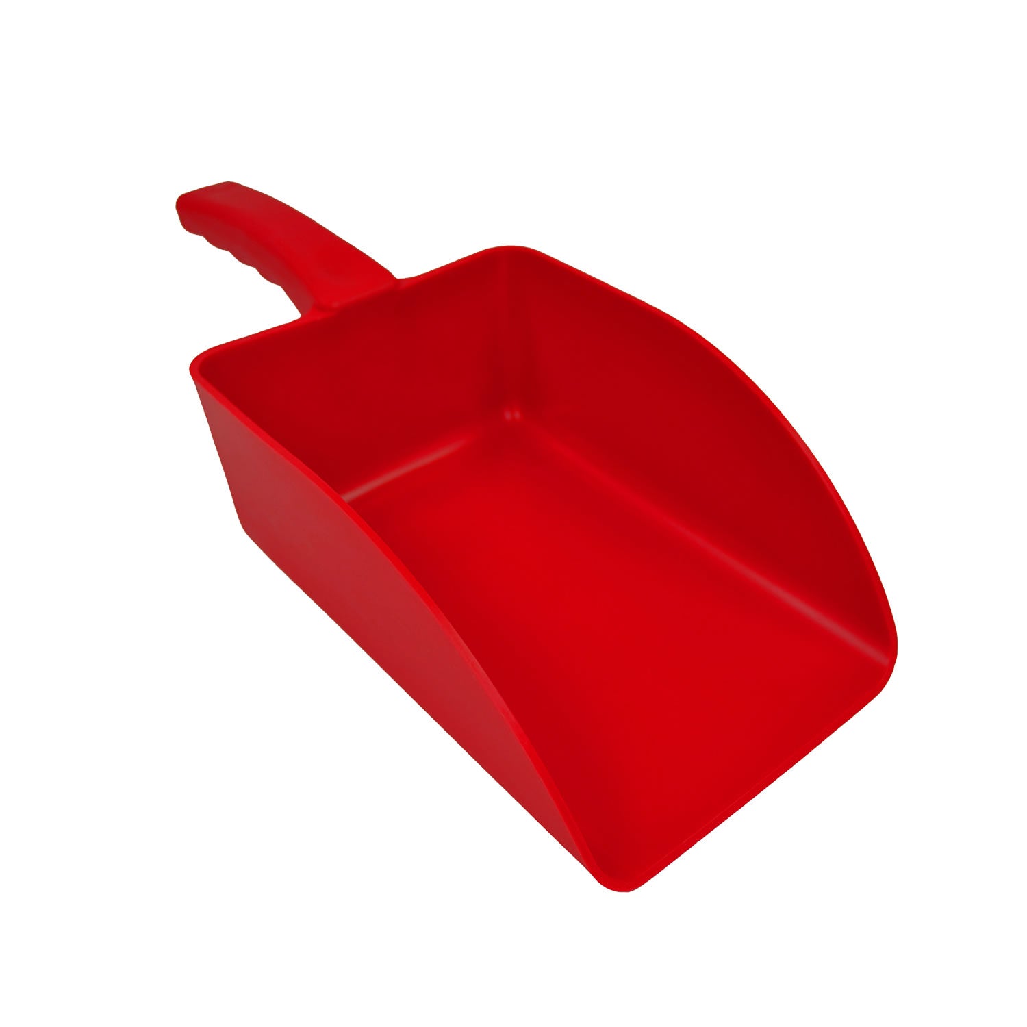 Harold Moore Hand Scoop – Small Red, One-Piece Feed Scoop