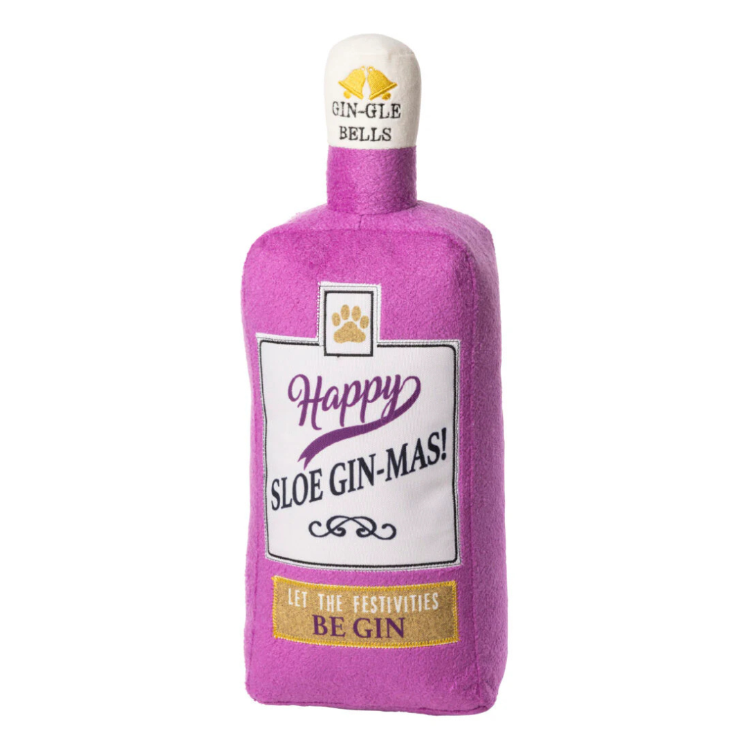 House of Paws Sloe Gin-Mas Jumbo Toy – 40cm Christmas Plush Dog Toy
