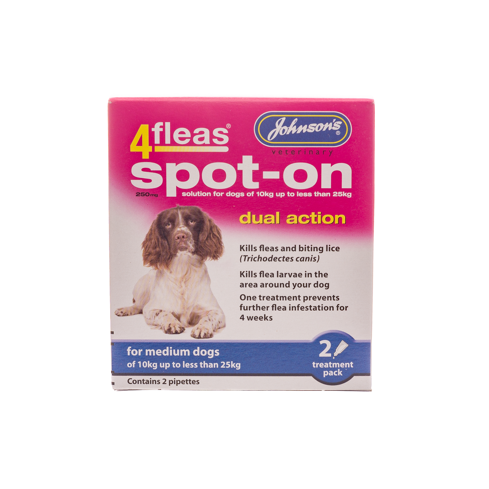 4Fleas Spot On For Medium Dogs 10-25kg