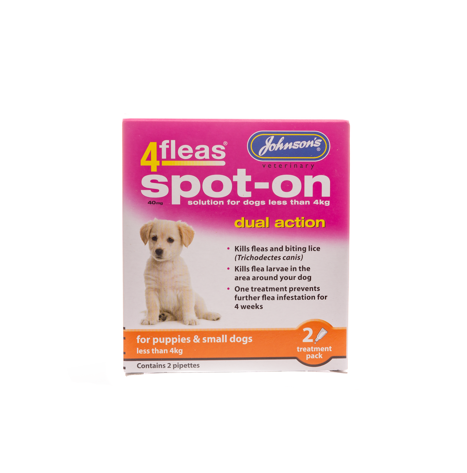 4Fleas Spot On For Puppies Up To 4kg