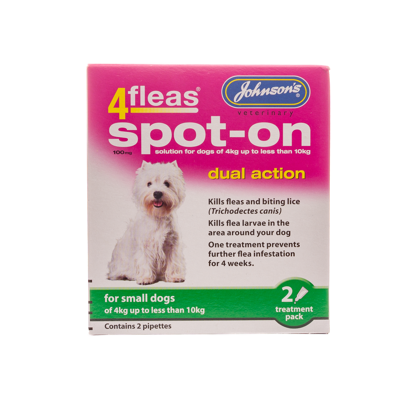 4Fleas Spot On For Small Dogs 4-10kg