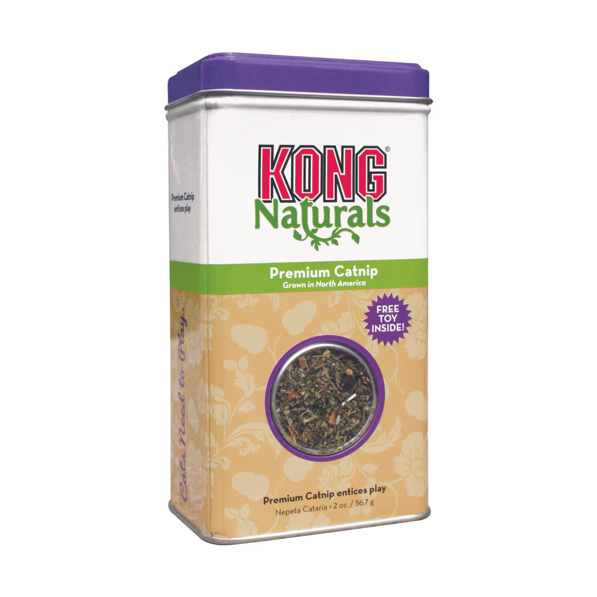 KONG Naturals Premium North American Catnip –  2oz