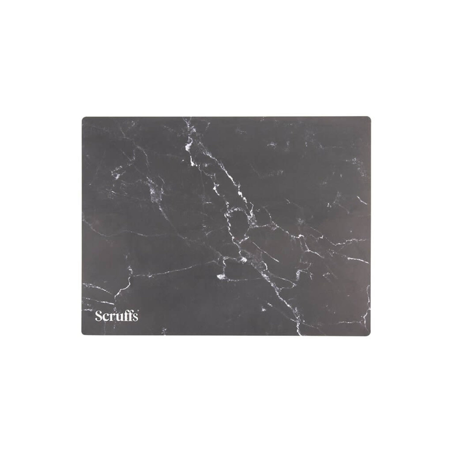 Scruffs® 40cm x 30cm Pet Placemat – Black Marble