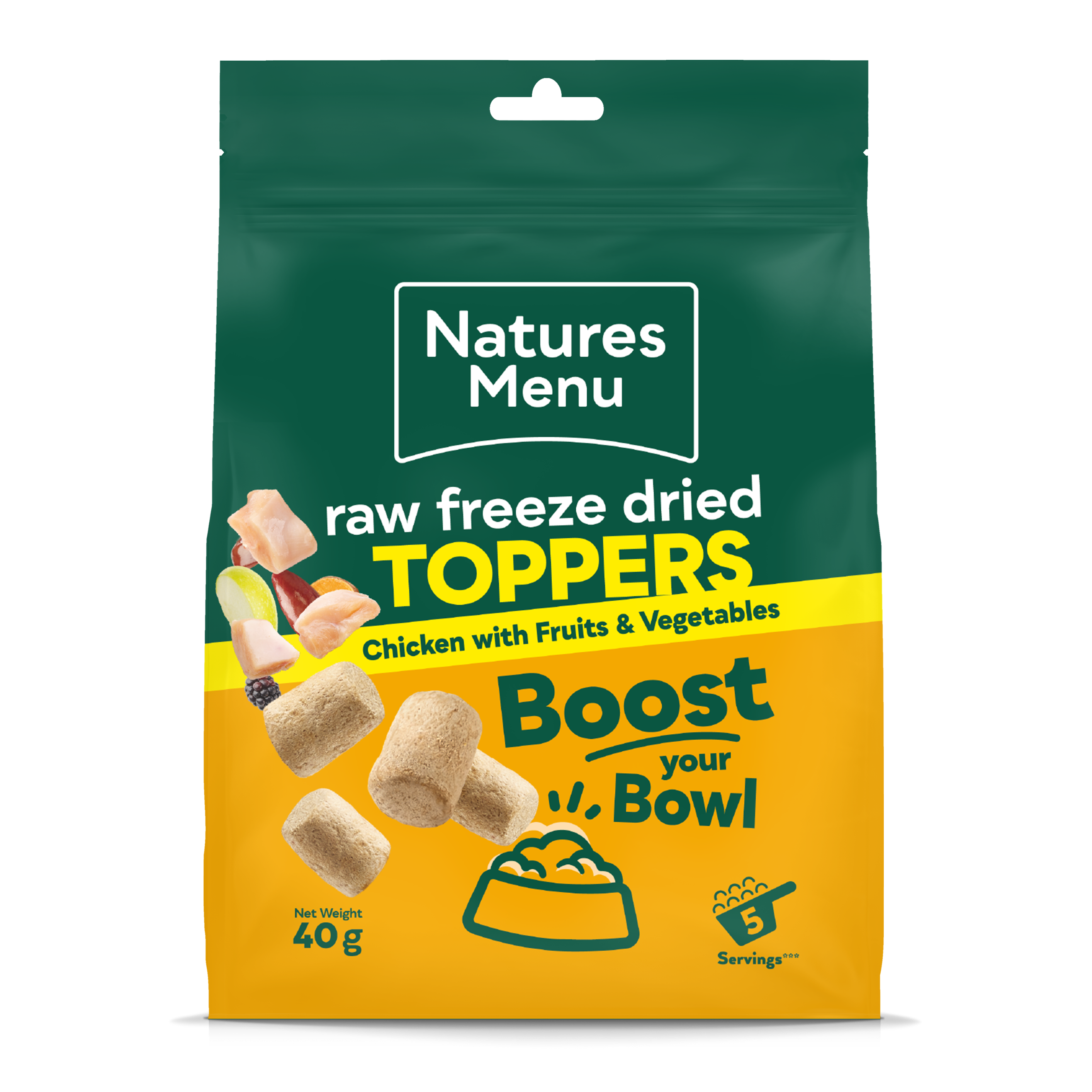 Natures Menu Freeze Dried Topper Chicken 40g