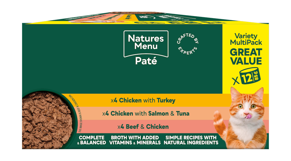 Natures Menu Especially for Cats wet cat food multipack, 12 x 85g tins