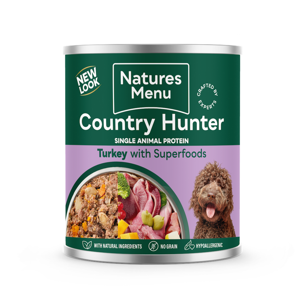 Natures Menu Country Hunter Dog Can Turkey & Cranberry