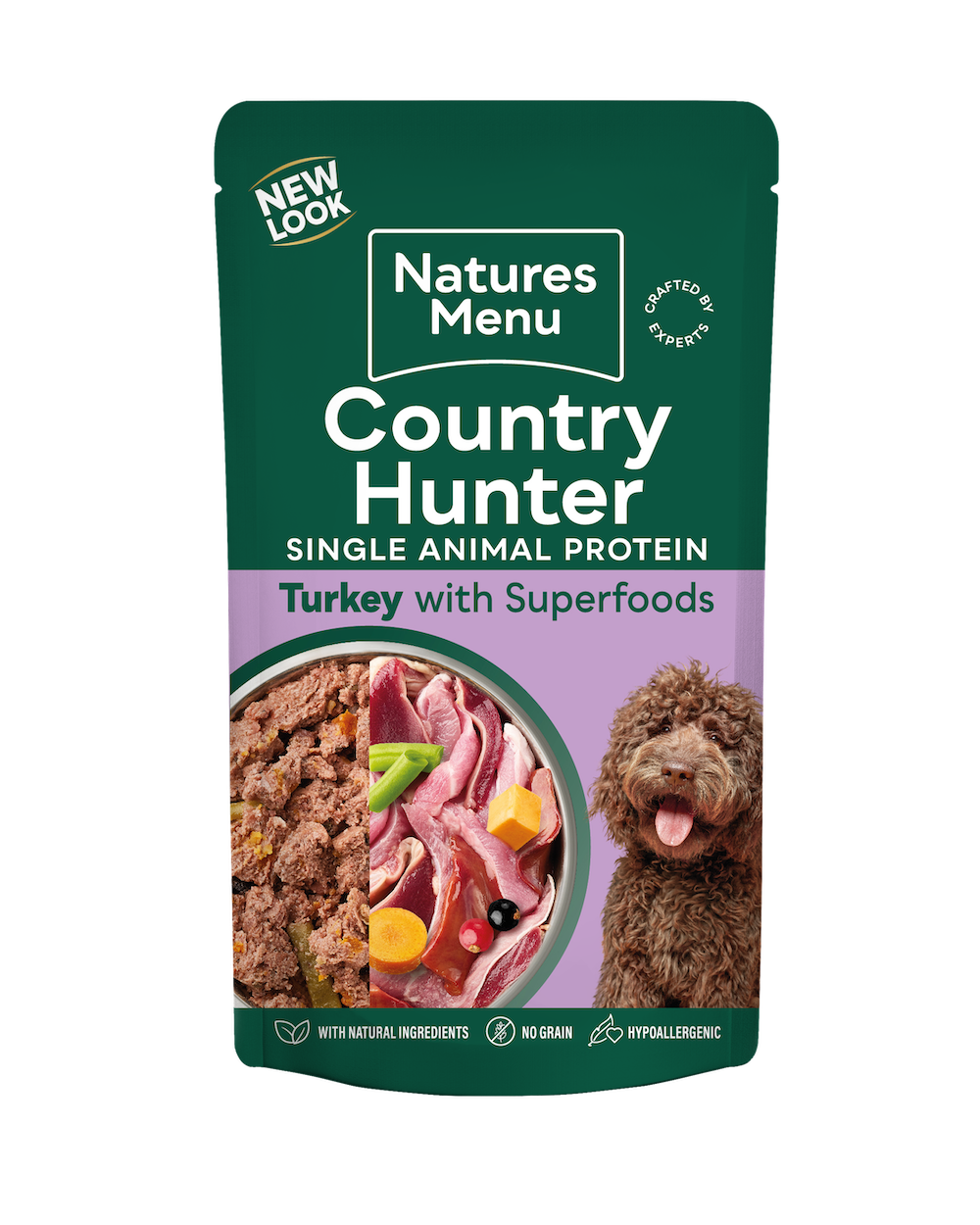 Natures Menu Country Hunter Turkey Dog Pouch 150g