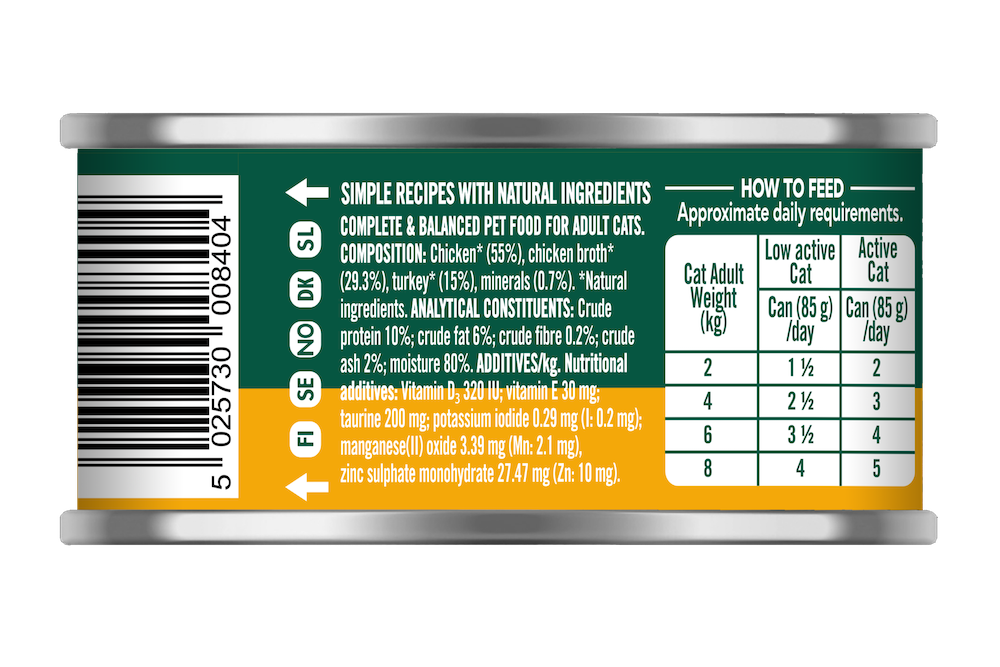 Natures Menu Especially for Cats Chicken & Turkey – 85g Can, Wet Cat Food