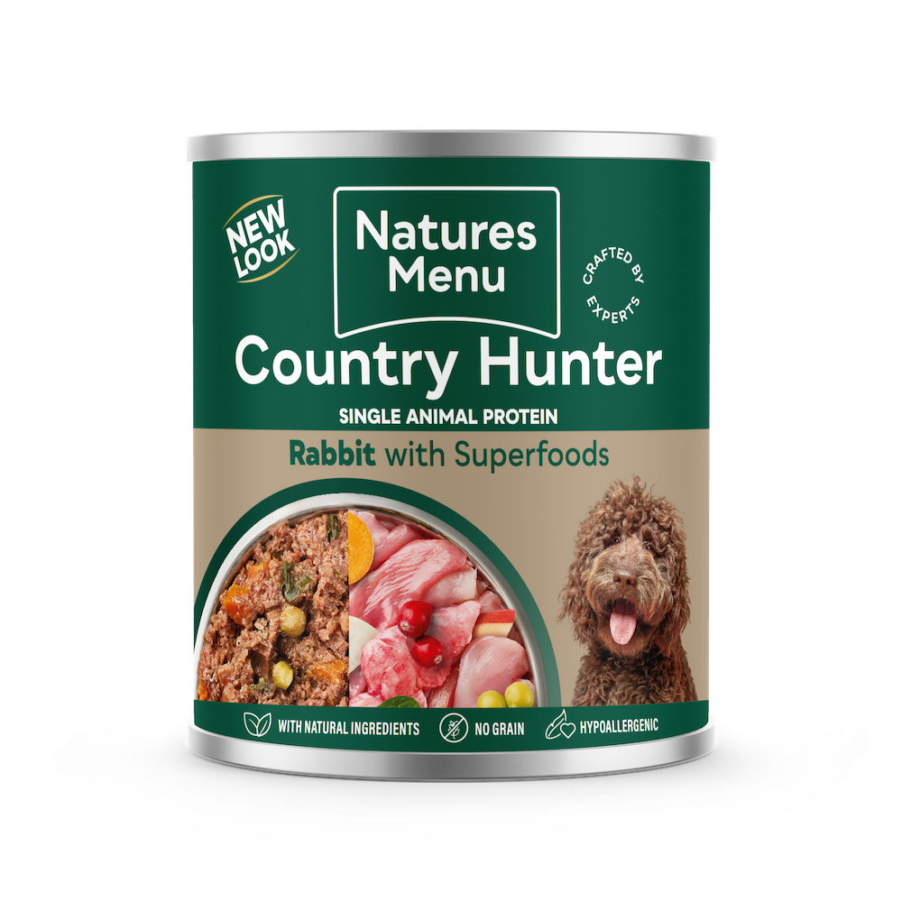 Natures Menu Country Hunter Dog Can Rabbit & Cranberry 600g