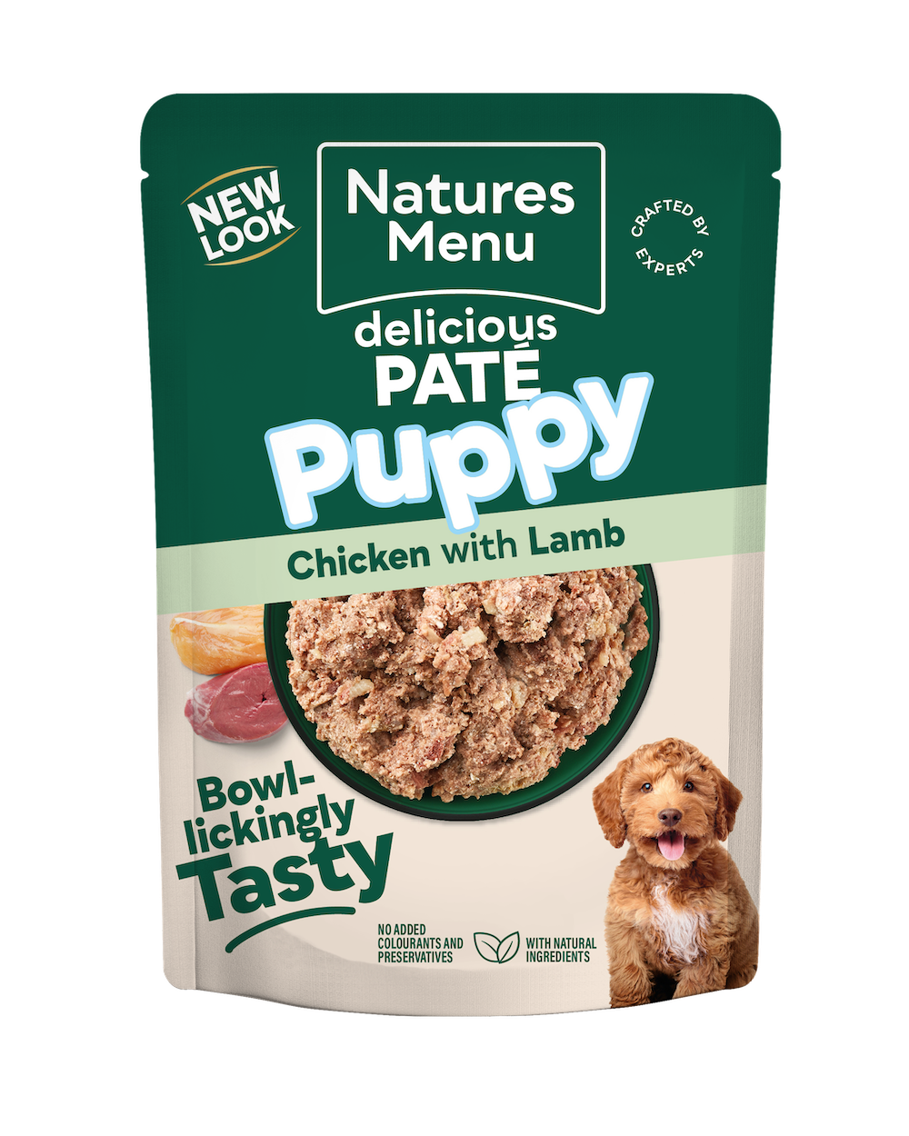 Natures Menu Dog Puppy & Junior Pouch - Chicken & Lamb, 300g