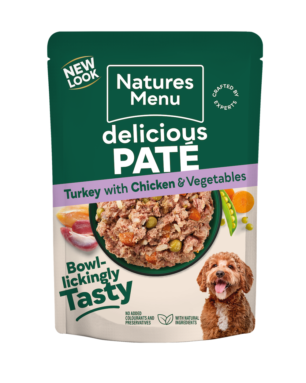 Natures Menu Dog Adult Pouch - Turkey & Chicken, 300g
