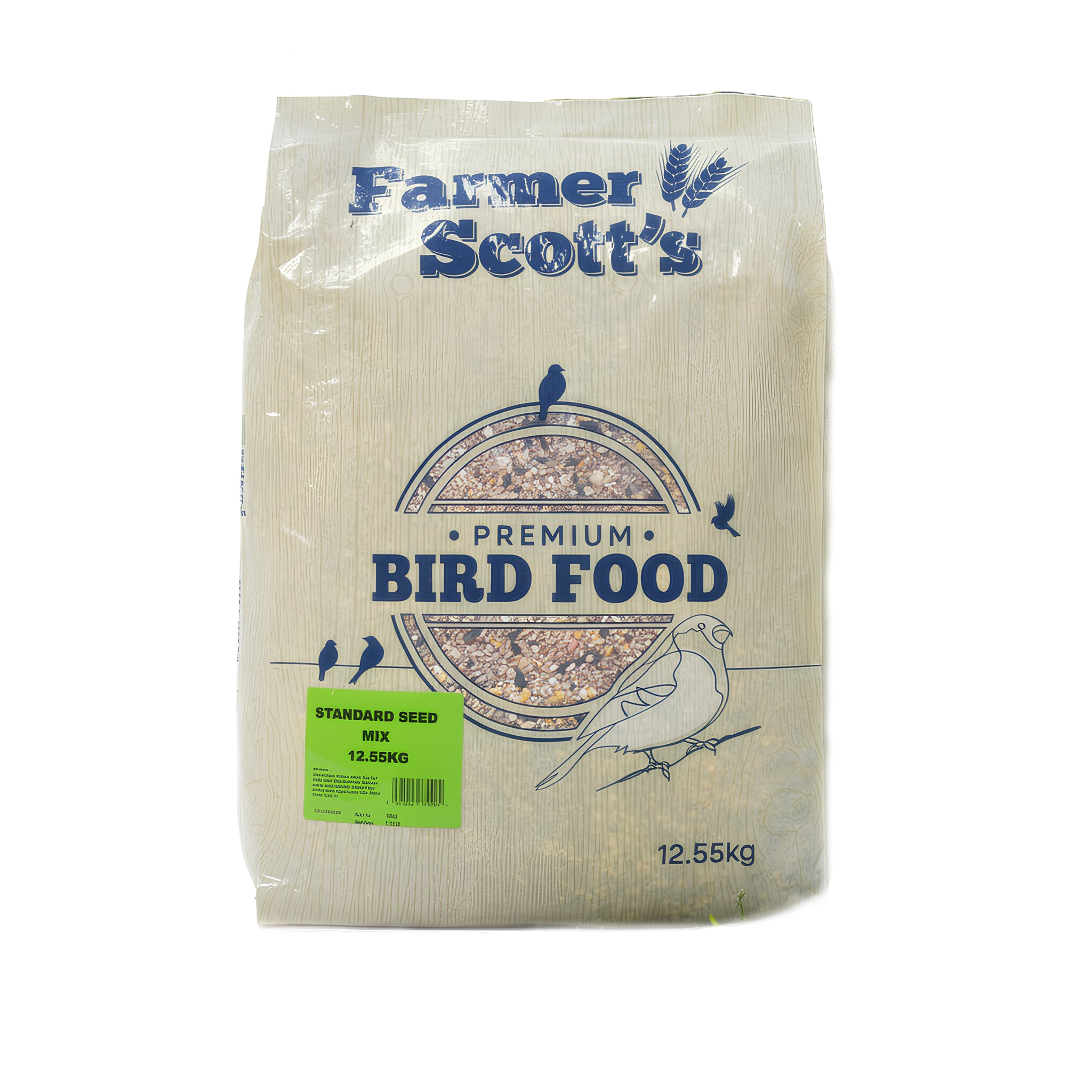 Farmer Scott's Wild Bird Standard Seed Mix 12.55KG – High Energy All-Season Bird Feed