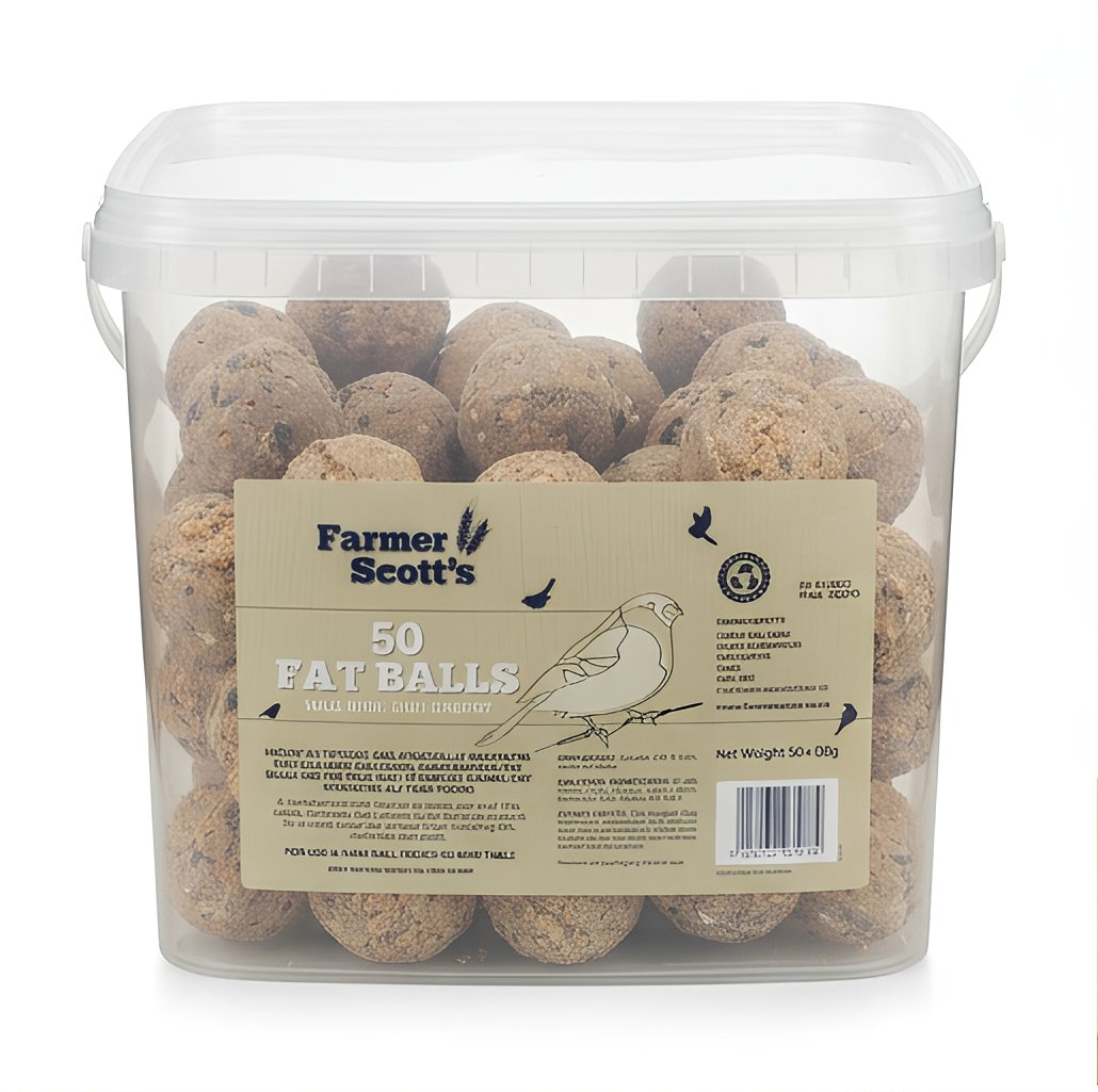 Farmer Scott's Fat Ball Tub Pack of 50 – High Energy Wild Bird Food