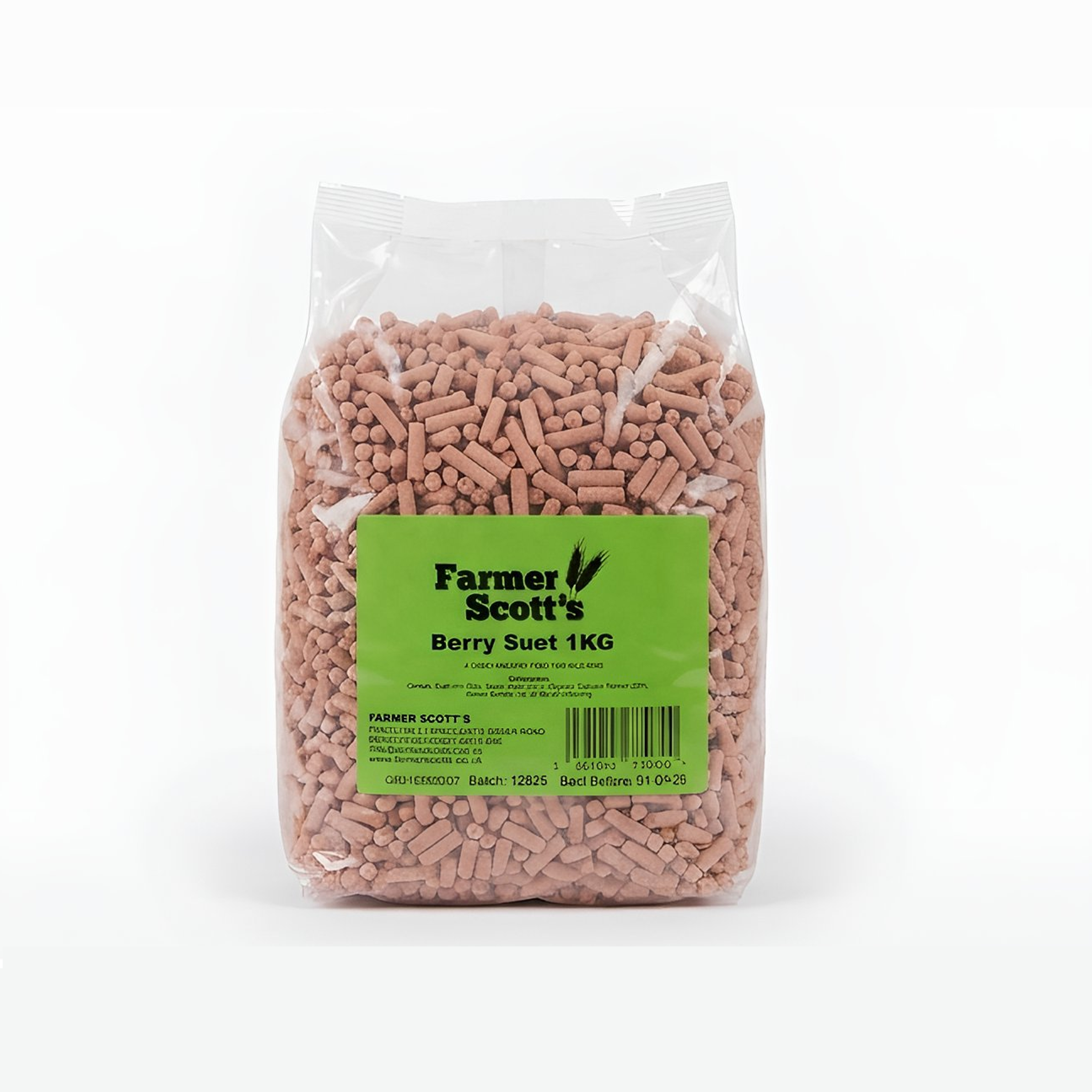 Farmer Scott’s Suet Berry Bites Feed for Wild Birds 1KG – High Energy Bird Treats