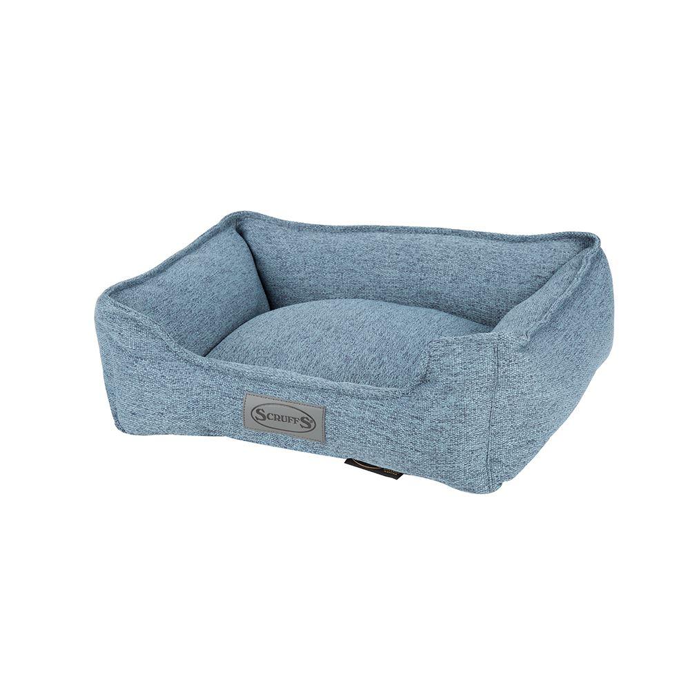 Scruffs Manhattan Box Bed – Denim Blue, Medium 60 x 50cm