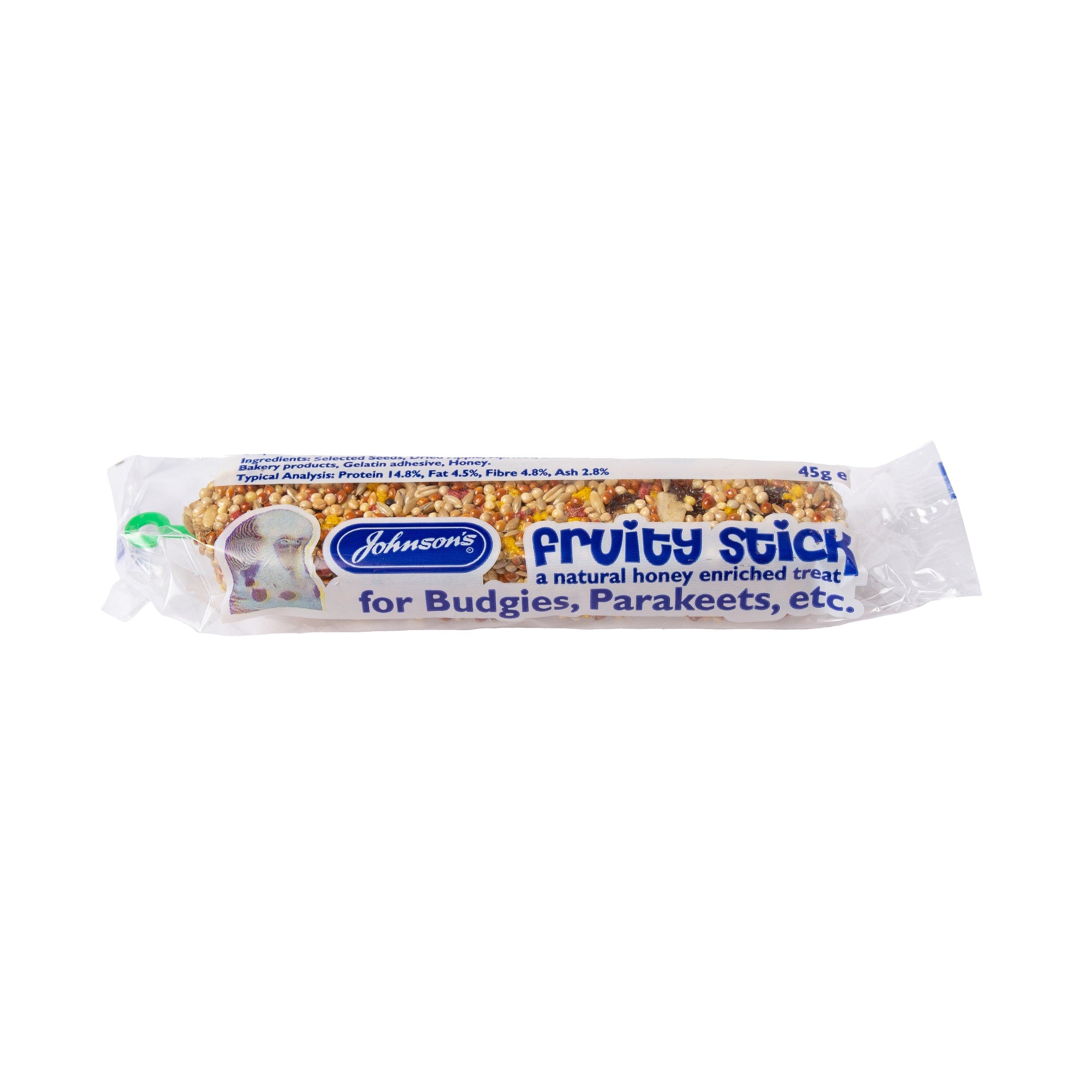 Johnson's Treat to Eat Fruity Stick – Budgie & Parakeet Seed Treat, 45g