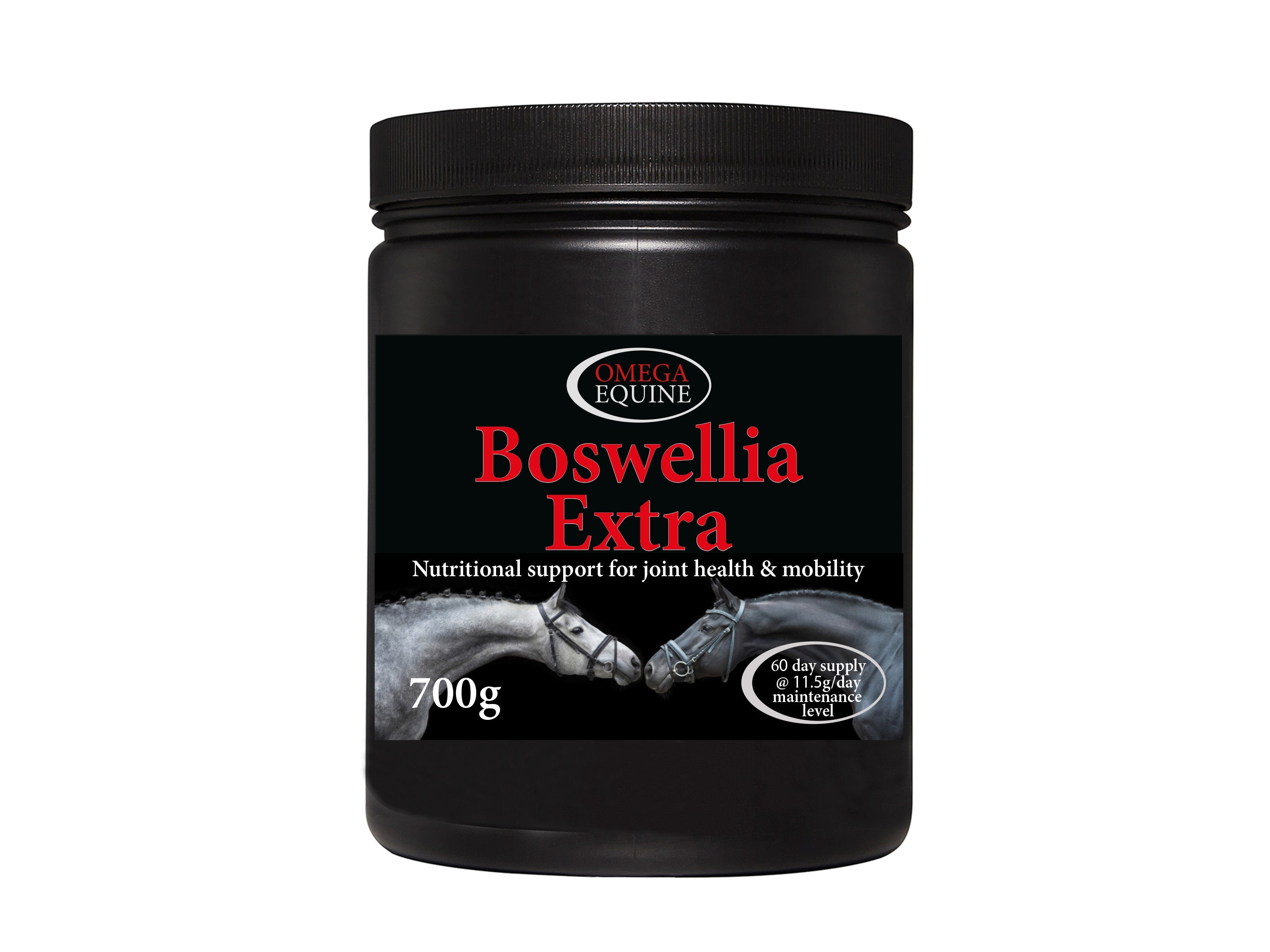 Omega Equine Boswellia Extra joint supplement for horses, 700g tub