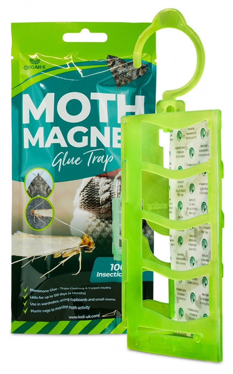 Organ-X Moth Magnet – Clothes Moth Pheromone Trap for Wardrobes