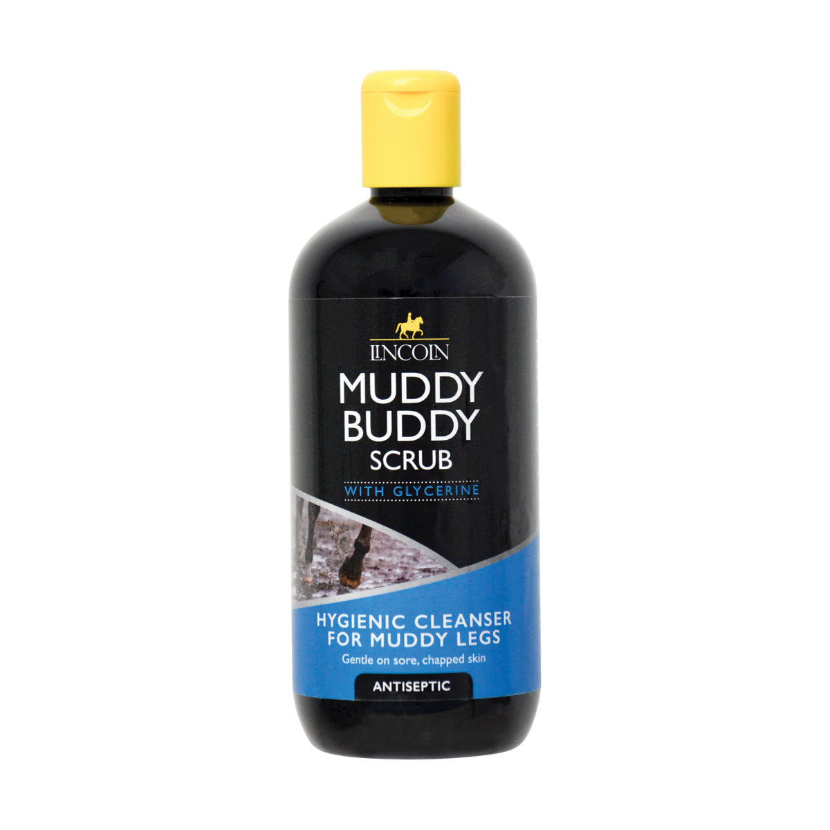 Lincoln Muddy Buddy Scrub – 1 Litre Antibacterial Leg Wash for Horses