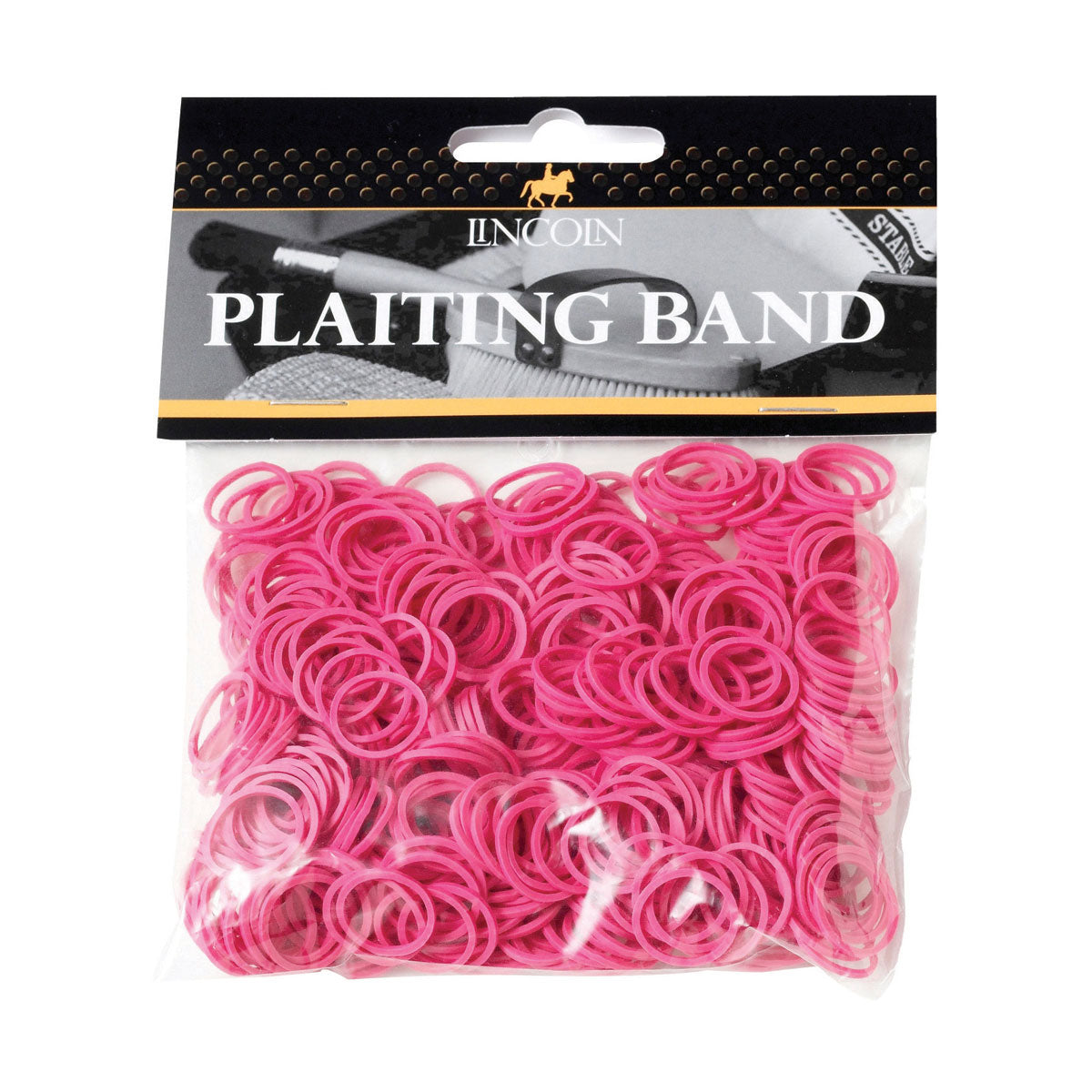Lincoln Plaiting Bands – Pink, Rubber Bands for Manes & Tails