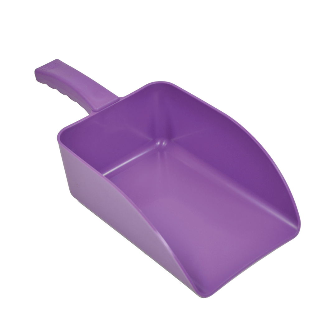 Harold Moore Hand Scoop – Small Purple, One-Piece Feed Scoop