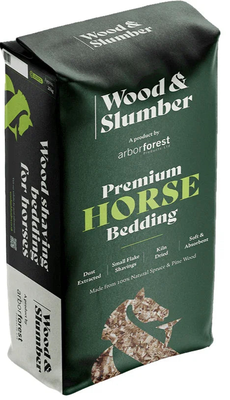 Wood & Slumber Shavings 20kg – Premium Horse Bedding
