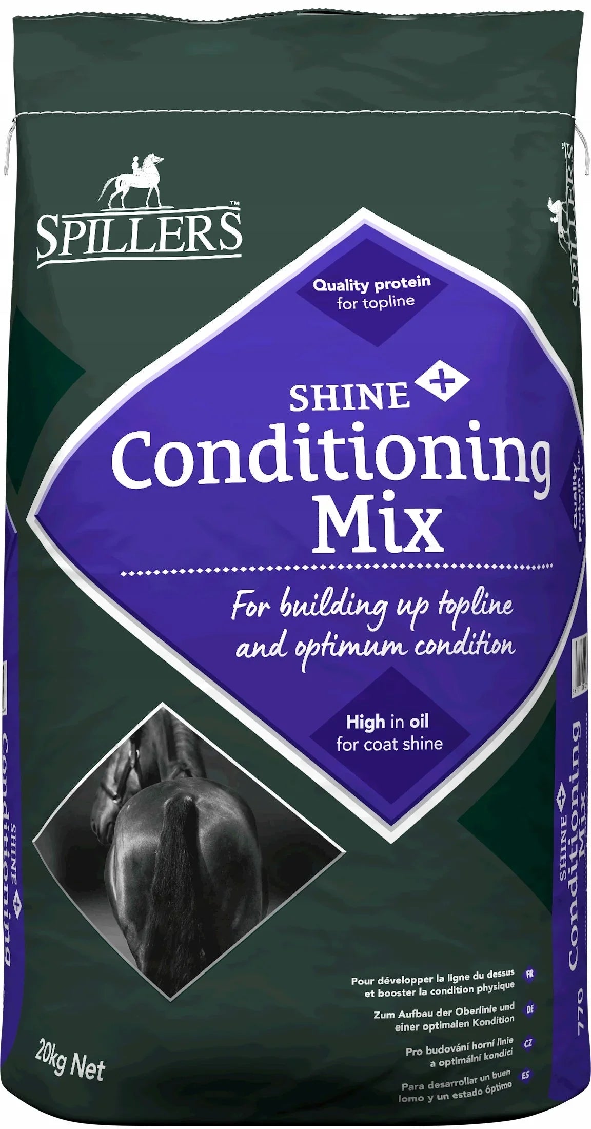 SPILLERS Shine+ Conditioning Mix Horse Feed 20KG