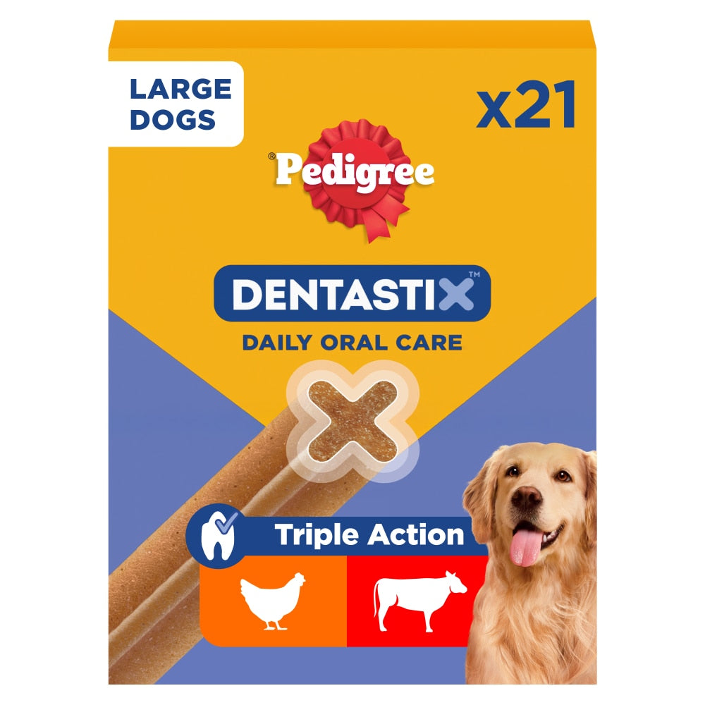 Pedigree Dentastix Daily Dental Chews – Large Dog, 21 Sticks