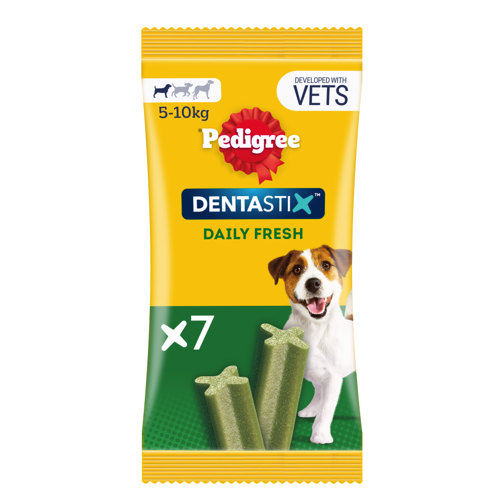 Pedigree Dentastix Fresh Daily Dental Chews – Small Dog, 7 Sticks
