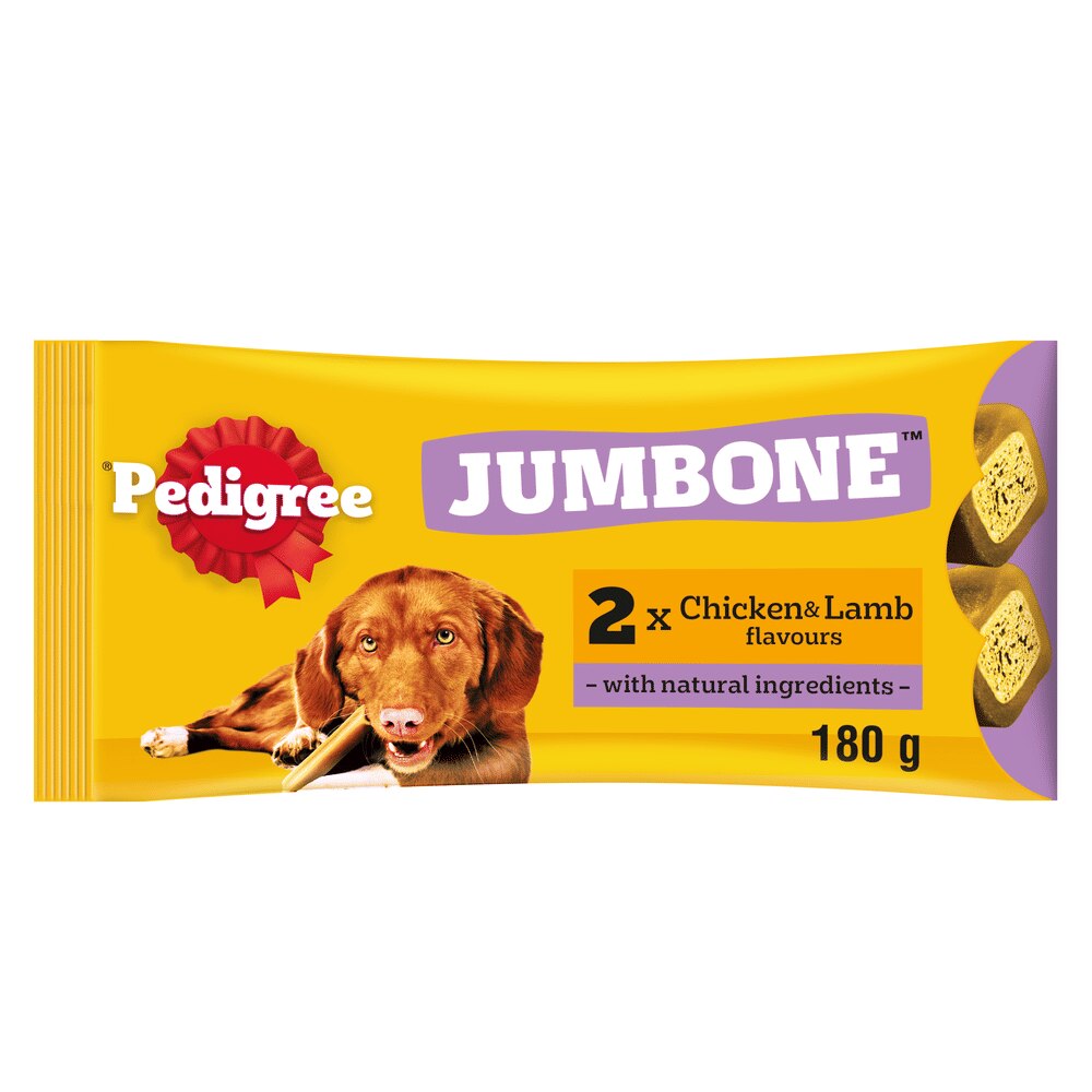 Pedigree Jumbone Medium – Chicken, Chewy Dog Treat for Medium Dogs, 2 Pack