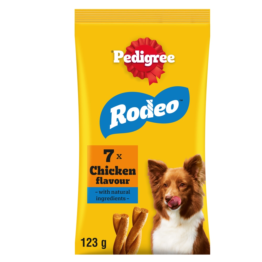 Pedigree Rodeo Chicken Dog Treats – 7 Chewy Twist Sticks