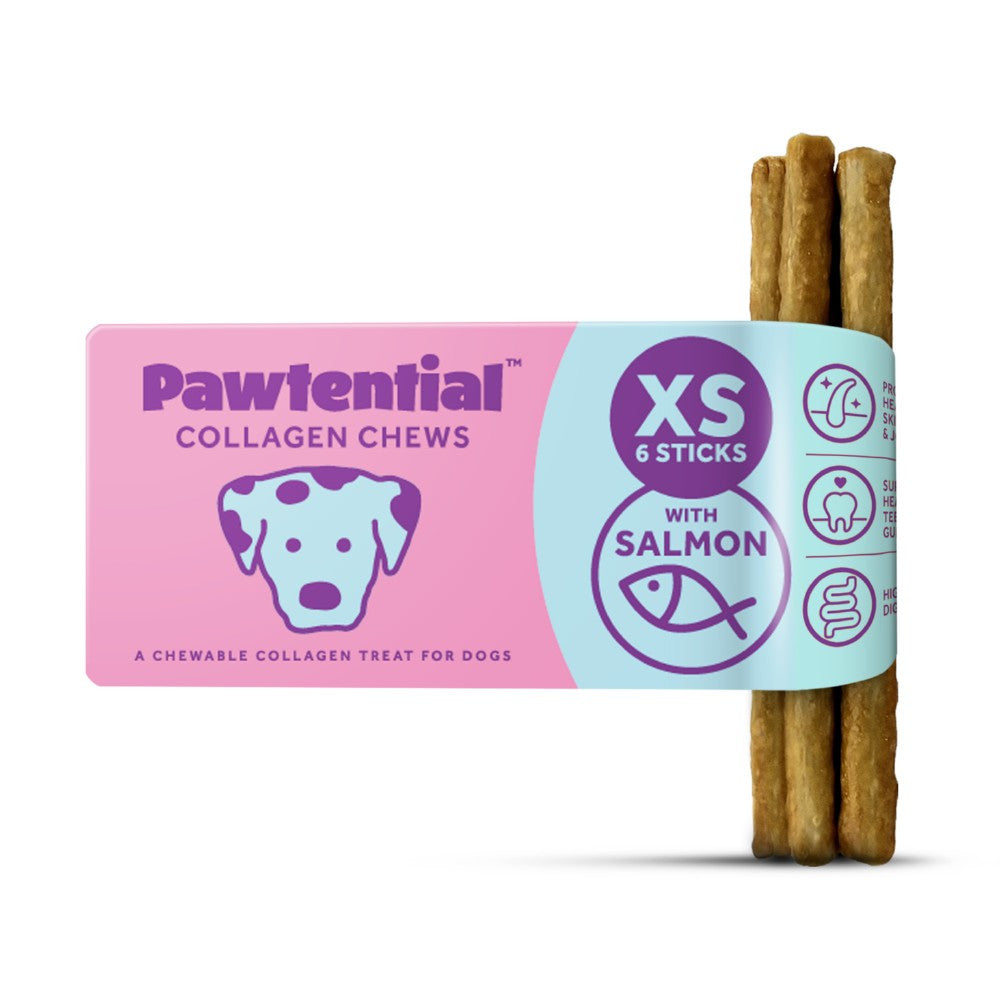 Pawtential Collagen Chews – Salmon, XS (6 Sticks)