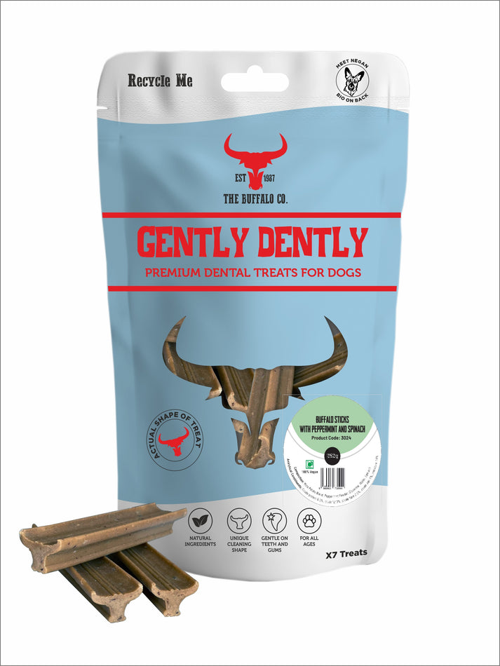 Gently Dently – Fresh Breath Mint Dental Treats for Dogs