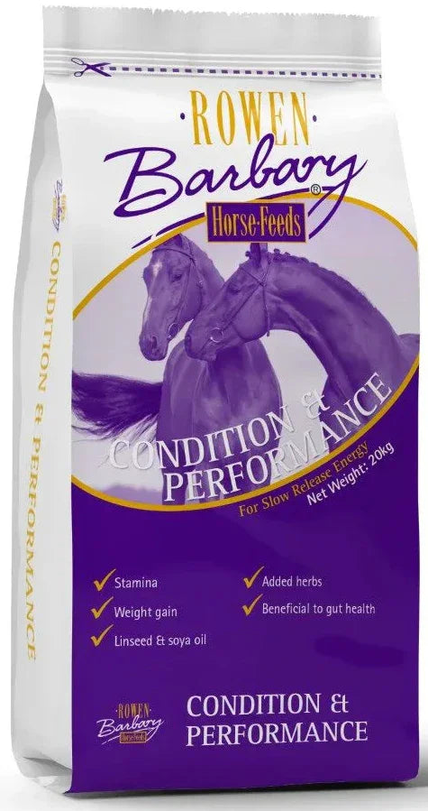 Rowen Barbary Condition & Performance 20kg – Slow-Releasing Energy Feed for Horses