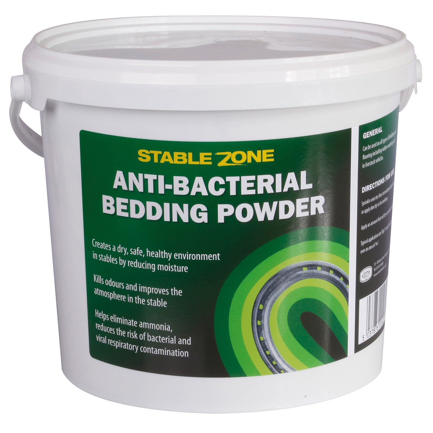 Stablezone Anti-Bacterial Bedding Powder – 5kg Stable Bedding Freshener