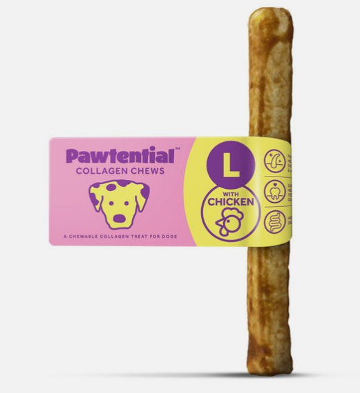Pawtential Collagen Chew Large – Chicken Flavour Single 110g Chew