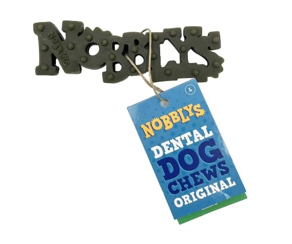 Nobblys Original Mint Dental Dog Chew – 60g Single Vegetarian Grain-Free Treat